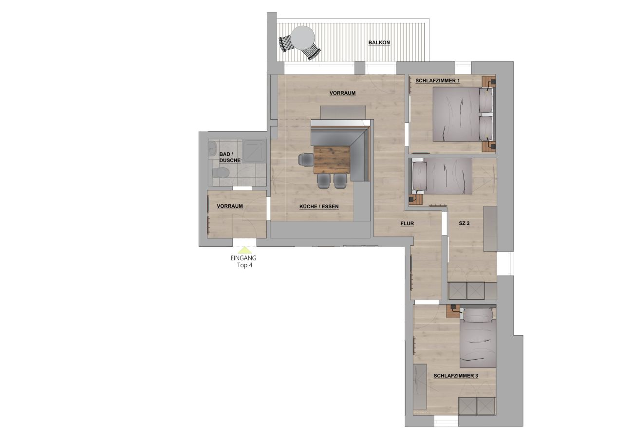 Ferienwohnung in Maria Alm am Steinernen Meer - KUCKUCK Hinterthal - Top 4